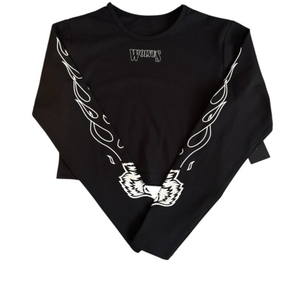 Eternal Flame (LS) Energy Top in Black